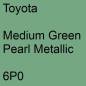 Preview: Toyota, Medium Green Pearl Metallic, 6P0.